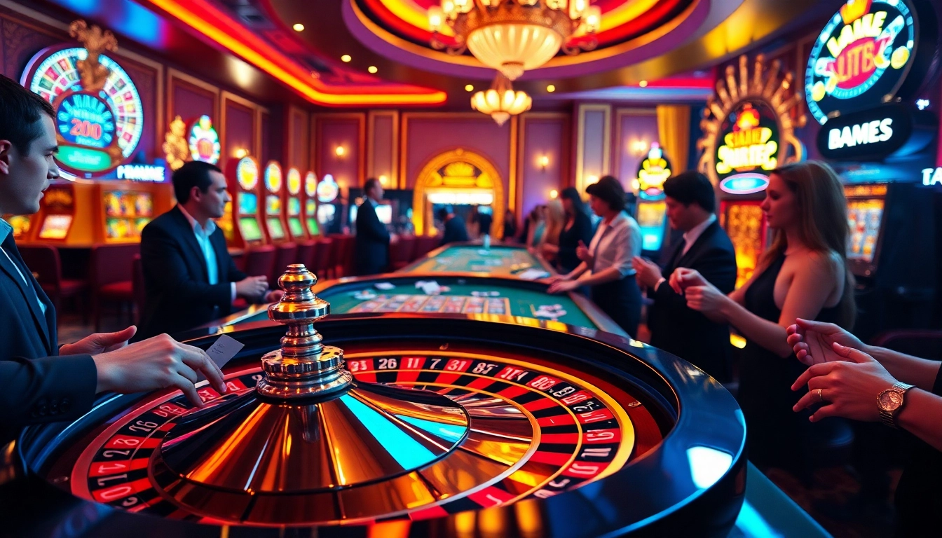 Players engaging in an exciting game at a roulette table at https://f8beta2.me/, showcasing vibrant chips and intense focus.